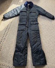 Men's Blue XL Reg 46-48 Walls Blizzard Pruf Insulated Coveralls Made in USA