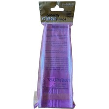 Acrylic Block - Rubber Stamping Stampendous Perfectly Clear Stamps 6" x 2" New