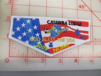OA Lodge 459 CATAWABA collectible S-103 2009 NOAC white border patch (g13)