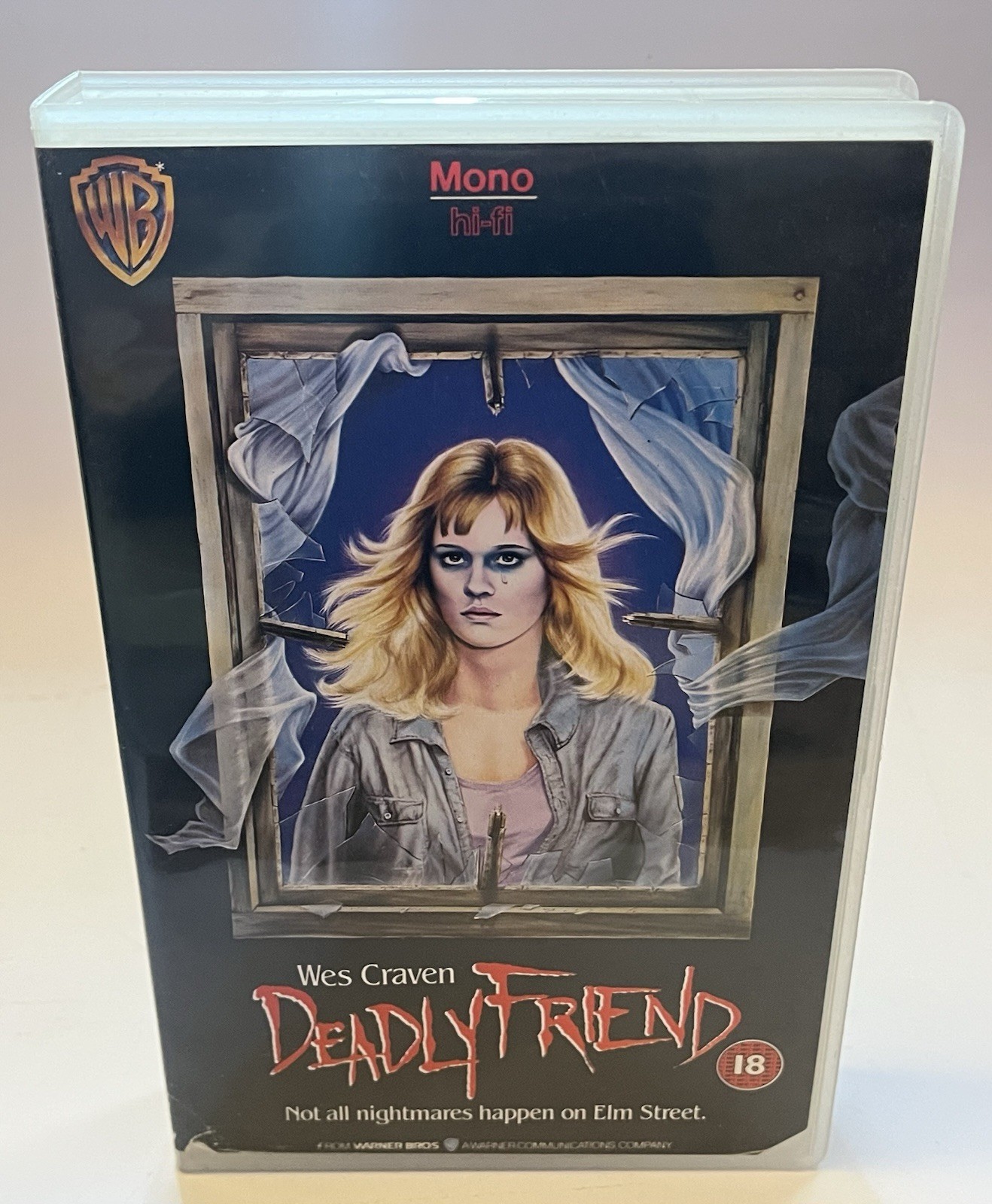 Deadly Friend Wes Craven Big Box Warner Bros WB 1987 Horror VHS Tape