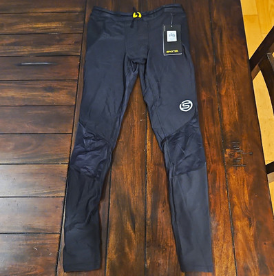 Skins Series-3 Men s Long Compression Tights Black Size L Gym Training