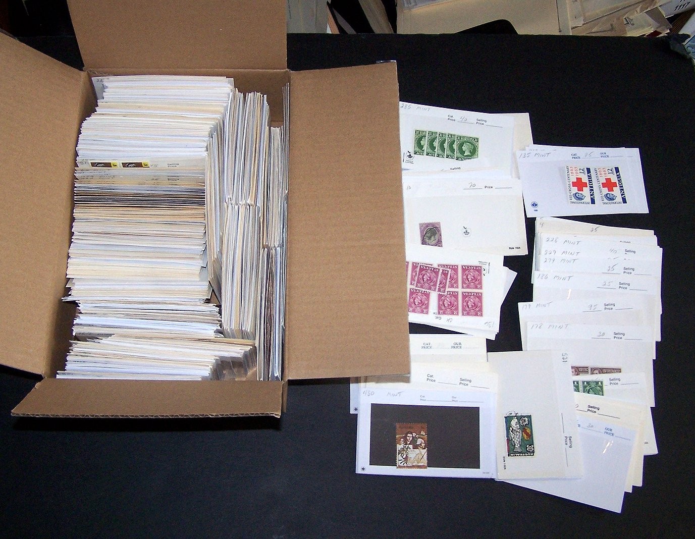 BRITISH Small Stock of Lower-Valued Items