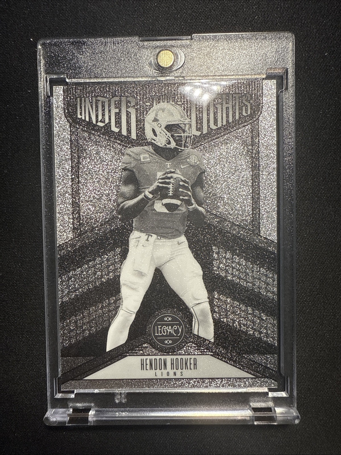 Hendon Hooker Panini Legacy Under the Lights #ULHHO Black & White