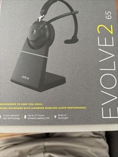 Jabra Evolve2 65 MS Stereo Bluetooth Ohraufliegende Kopfhörer, Schwarz