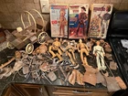 Marx Johnny West, Geronimo &  Chief Cherokee Figures with Accessories