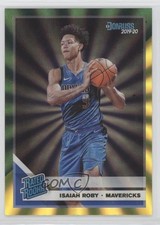 2019 Panini Donruss Rated Rookie Holo Green & Yellow Laser Isaiah Roby #235 14tz