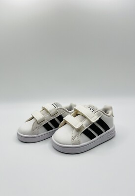 Adidas Baby Shoes Grand Court Sneaker Toddler Size 3K Black