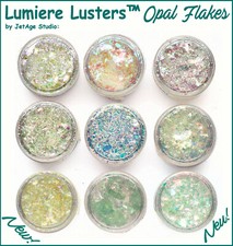 JetAge Lumiere Lusters  OPAL FLAKES (Polymer ...