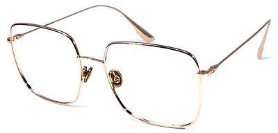 CHRISTIAN DIOR  DIORCANNAGE  DDB Italy Gold Designer Eyeglasses Frame 54-17-145
