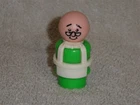 Fisher Price Little People Vintage Sesame Street Mr. Hooper Shop Keeper Grocer