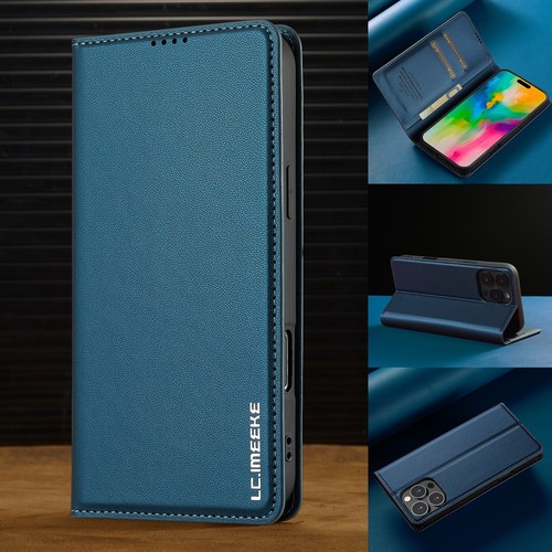 For iphone 16 15 Pro Max 14 13 12 11 XS/X Wallet Phone Case Magnetic Flip Cover - Picture 34 of 62