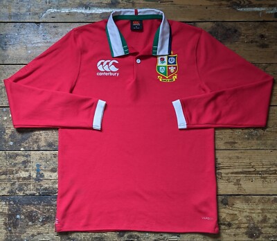 Canterbury British & Irish Lions 2021 Herren L/S Classic Rugby Shirt Trikot Top S