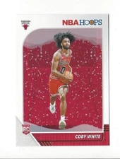 2019-20 Hoops Winter #204 Coby White RC Rookie Bulls