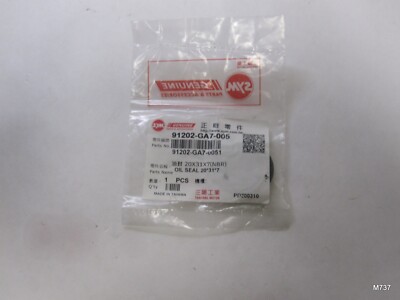 Single Crankshaft Oil Seal | Part # 91202-GA7-0051 | fits Honda Nos 90 1991-1996