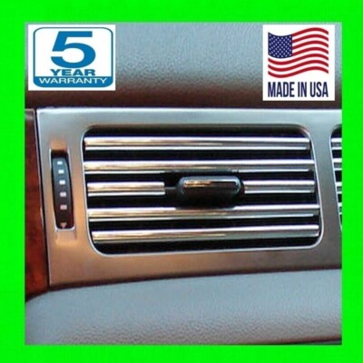 FITS NISSAN CHROME INTERIOR A/C HEAT VENT TRIM COVER MOLDING KIT SET 16PC c