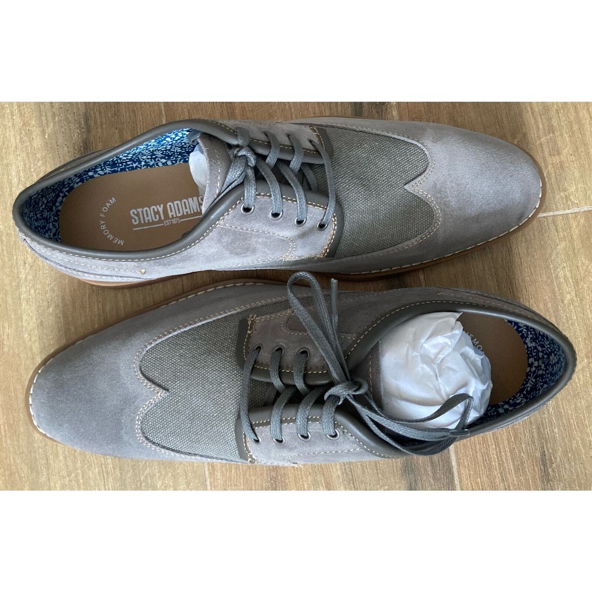 Stacy Adams Wickley Men\'s Shoes 8M Gray Stacy Adams Wickley Men main image 2