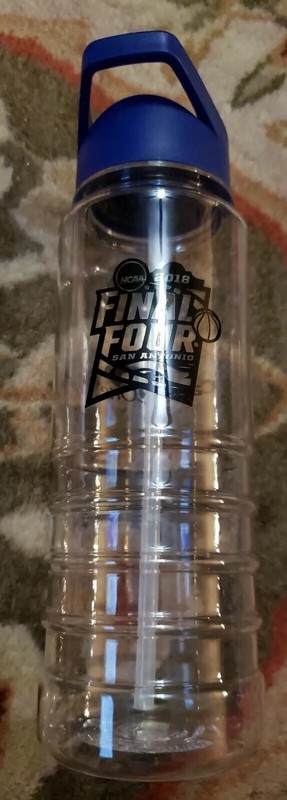 NCAA Final Four San Antonio 2018 Collectible Water Bottle New