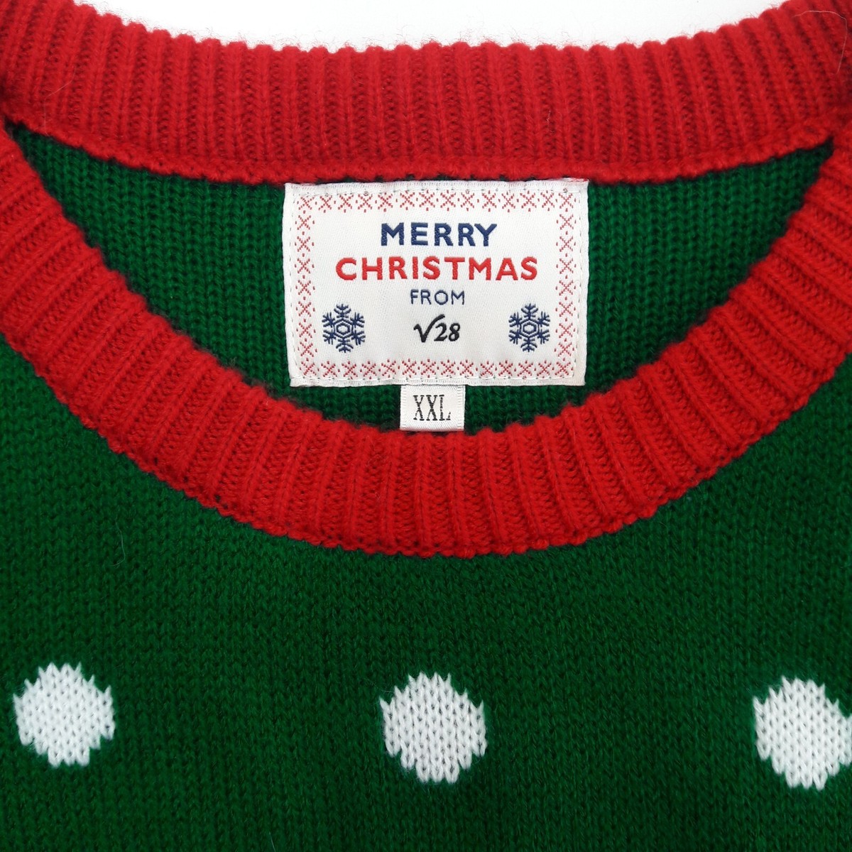 ⭐︎Noel⭐︎ v28 Ugly Christmas Sweater Men's Size XXL Santa Rudolph