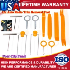 12x Auto Radio Trim Removal Tool Door Clip Panel Dash Audio Stereo Pry Moulding