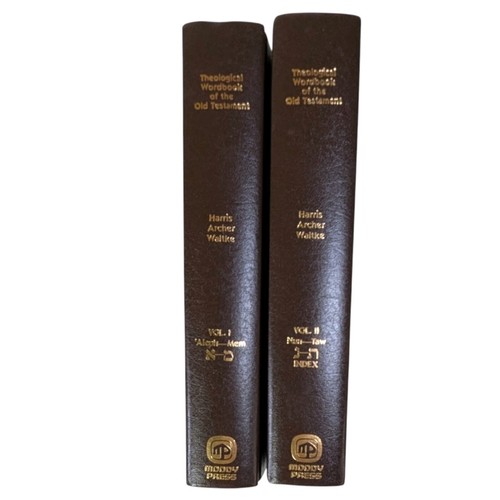 Theological Wordbook Old Testament 1980 Harris, ed. Hardcover LN 2 Vol Set Moody - Imagen 13 de 13