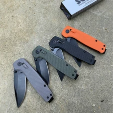 Folding Knife 3.25" Blade Carbon Fiber Handle 008