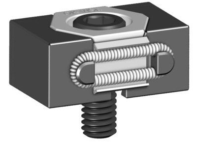 Mitee-Bite Model BK2-VT-S+3 Machinable Single-Wedge OK-Vise Workholding Clamp
