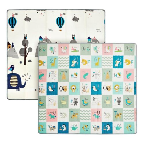 71"x79" Baby Play Mat Kids Crawling Soft Activity Floor Playmat 2 Side - Picture 9 of 11