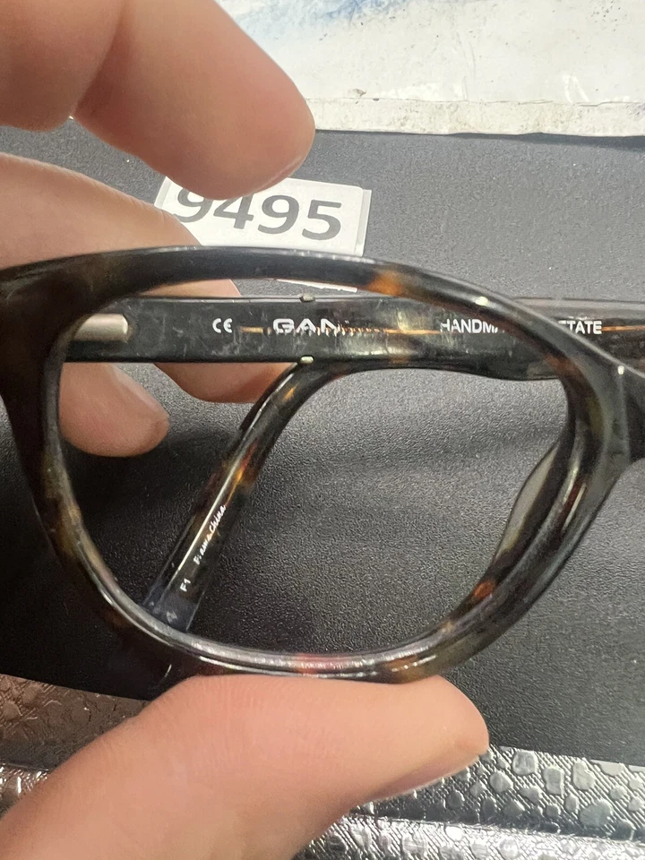 Armação de óculos de plástico GANT GW4007 TO tartaruga escura redonda desbotada 54-15-135 G196 - Imagem 3 de 4