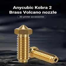 For Anycubic Kobra 2 Volcano Brass Nozzle High Flow 3D Printer Accessories
