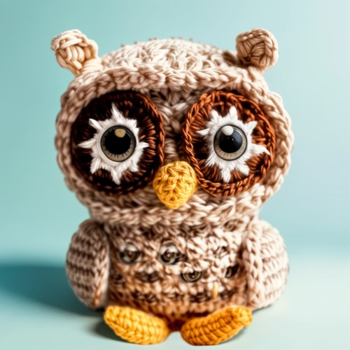 Owl Amigurumi Crochet Pattern – Digital Email PDF English – Toy Tutorial - 第 1/1 張圖片
