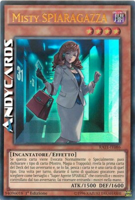MISTY SPIARAGAZZA (Spygal Misty)   Ultra R   RATE IT086   1Ed   YUGIOH ANDYCARDS