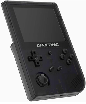 Anbernic RG351V Game Console Transparent Black - Rocknix Custom Firmware