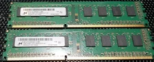 Micron 4GB Kit 2x2GB 1Rx8 PC3-10600U MT8JTF25664AZ-1G4M1 Desktop Memory