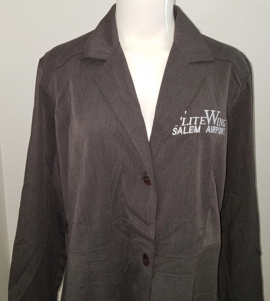 NWT 2 Grey's Anatomy Barco Jacket Size Large Flite Wing Salem Airport Halloween - Image 3 of 4