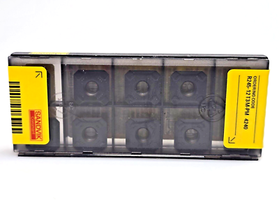 Sandvik Coromant R245-12 T3 M-PM 4240 Carbide Milling Inserts (Box 