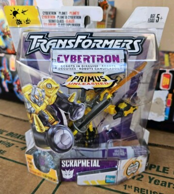 Transformers Cybertron Scrapmetal Sealed 2006 Htf Yellow Version .