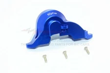 For Traxxas TRX-4 ALUMINUM TRANSMISSION UPPER SPUR GEAR CASE COVER -4PC SET-BLUE