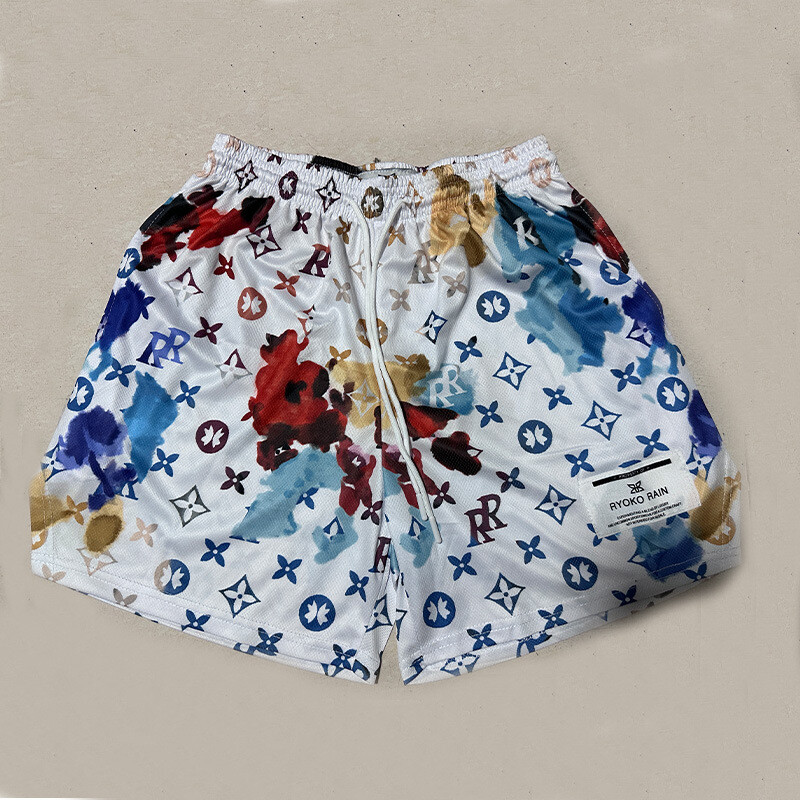 Unisex Mens Womens Ryoko Rain Basic Shorts Fashion Casual