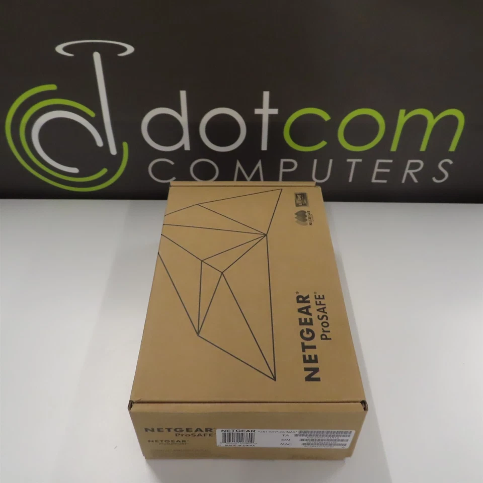 Netgear Prosafe GS110TP-200NAS 8x Gig POE, 2x Fiber  - Image 2 of 4