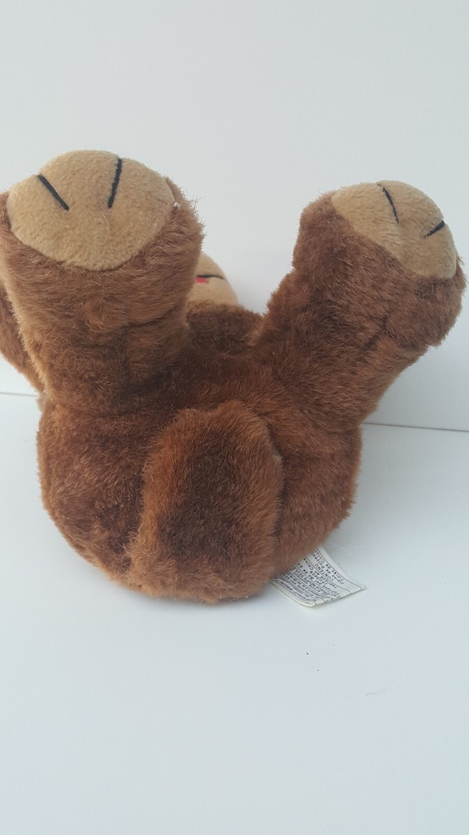 vintage It's Potty Time Learning plush talking bear The duke