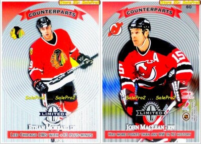 LEAF LIMITED 1997 ETHAN MOREAU / JOHN MacLEAN NHL MINT DUAL COUNTERPARTS #60