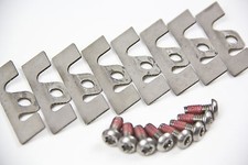 Front Caliper Pad Guide Plates Stainless Steel Shims + Screws Honda Integra DC5