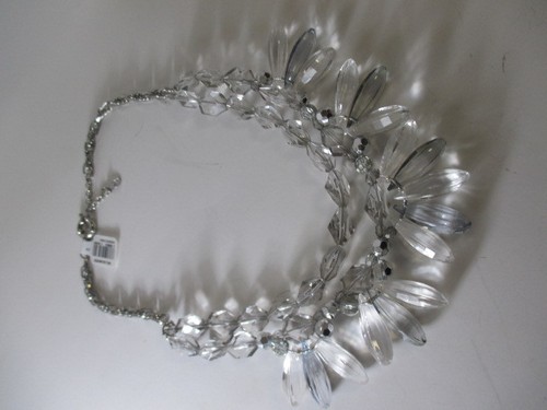Ann Taylor Loft Two Tier Teardrop Necklace NWT $44.50 - Picture 6 of 9