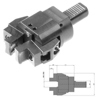 DIN 69880 VDI Stangengreifer Typ SGF VDI20, 30, 40, 50 o. zylind. 20,25,32,40mm