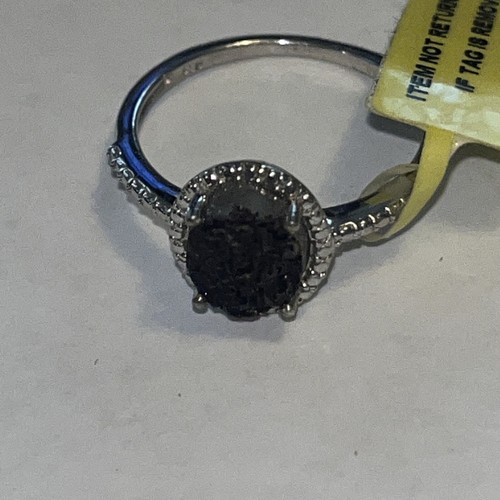 Cuatro anillos cada uno hecho de varios colores de gemas brillantes halo de ley talla 8 - Imagen 20 de 22