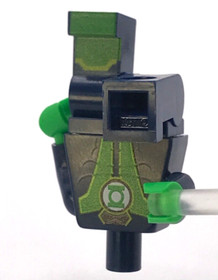 Green Lantern Custom Printed Limited Edition on office Lego parts DC Supper hero