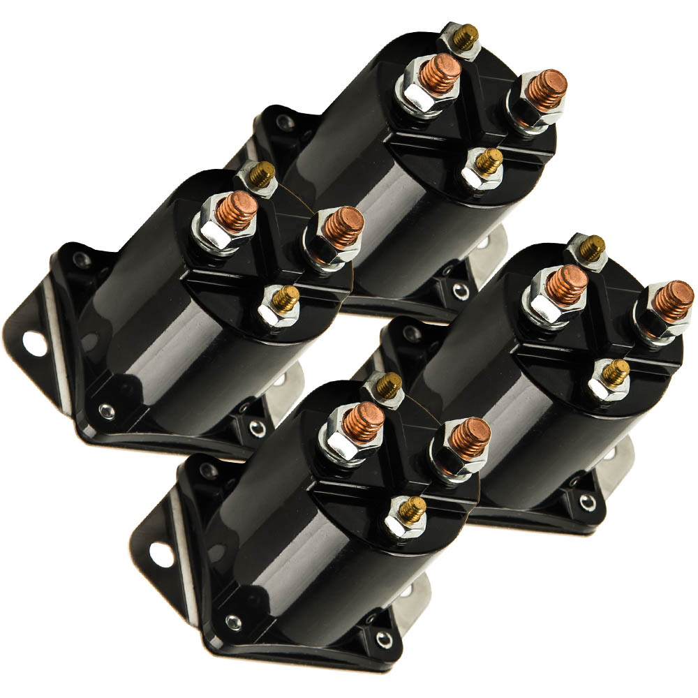 4x Starter Solenoid for Club Car DS for Precedent Gas 1984-Up Golf Cart 1013609