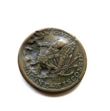 A.B. VAN COTT RACINE WISCONSIN WATCH -CLOCKS- JEWELRY HARD TIMES ERROR TOKEN