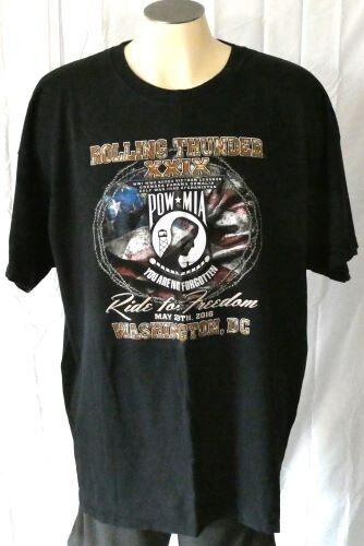 Harley-Davidson Rolling Thunder XXIX Black 3XL T-Shirt Made