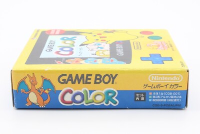 Gameboy Color Console Pokemon 3rd Anniversary Limited Orange Box